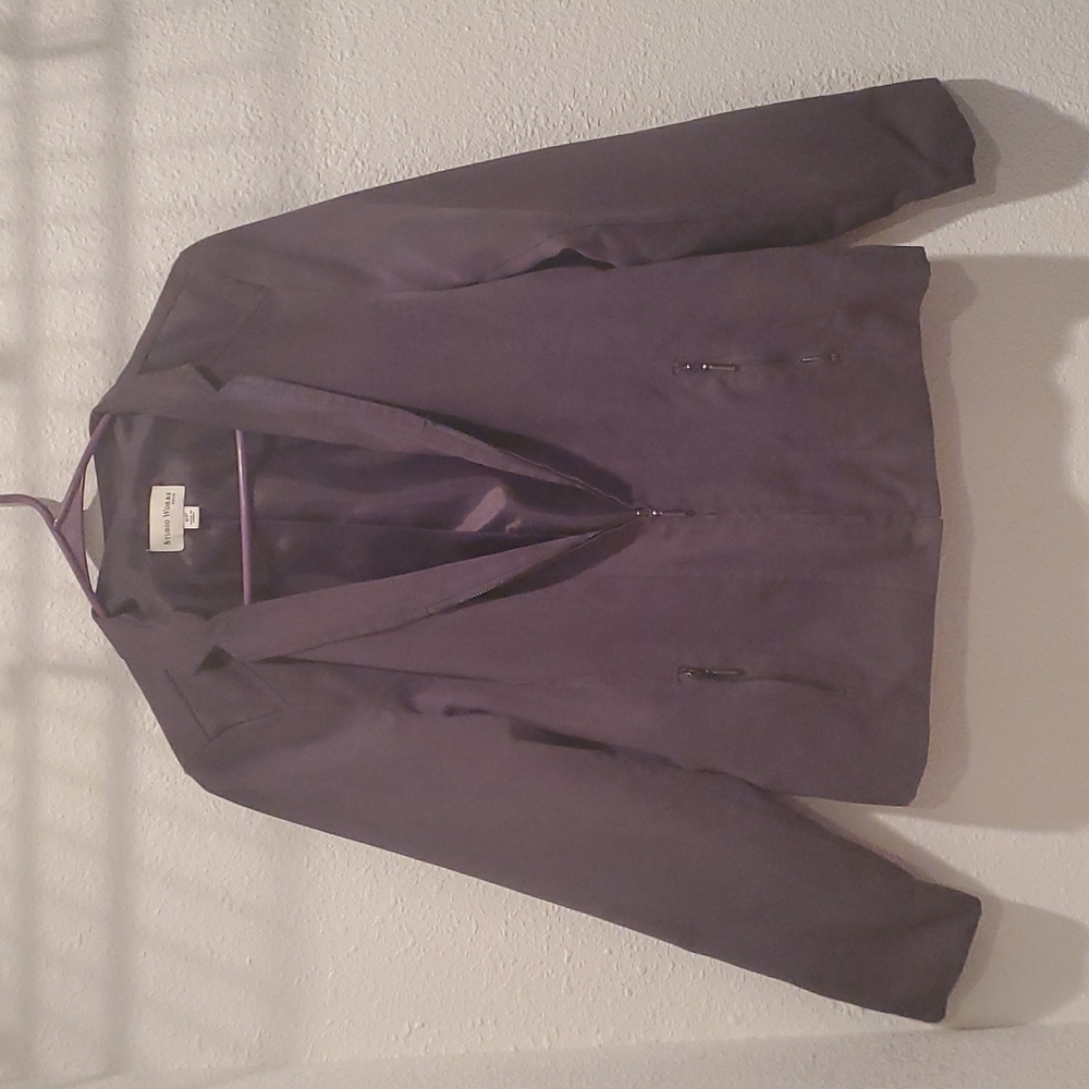 2/$10 Studios Works Petite Blazer Grey